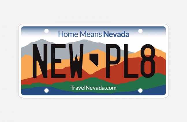 New Nevada License Plate